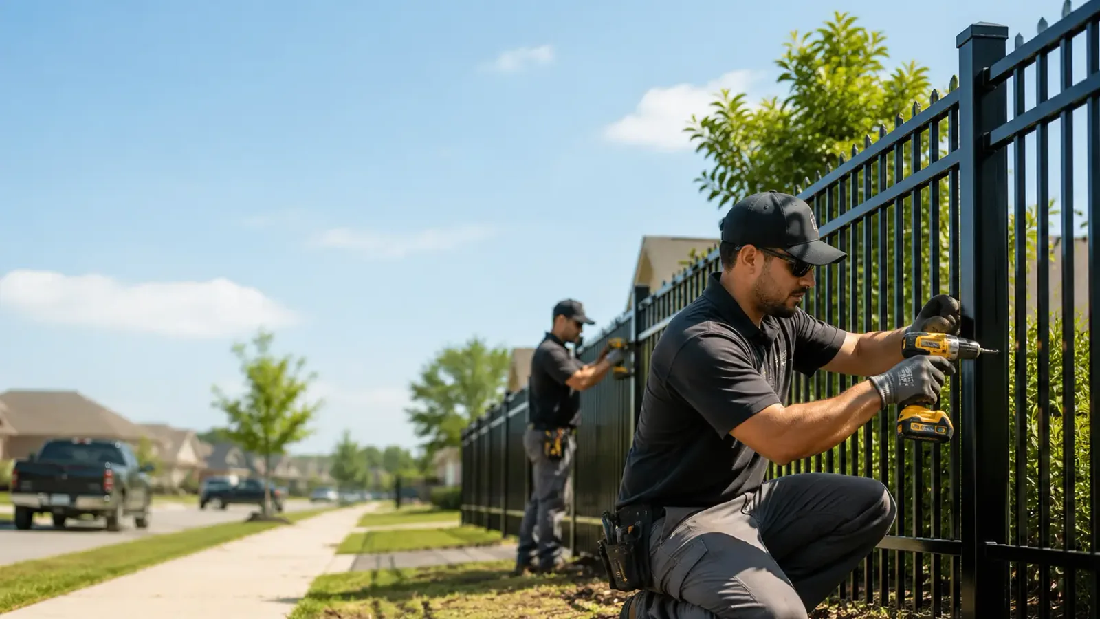 Metal Fence Installation in Pineville, PA